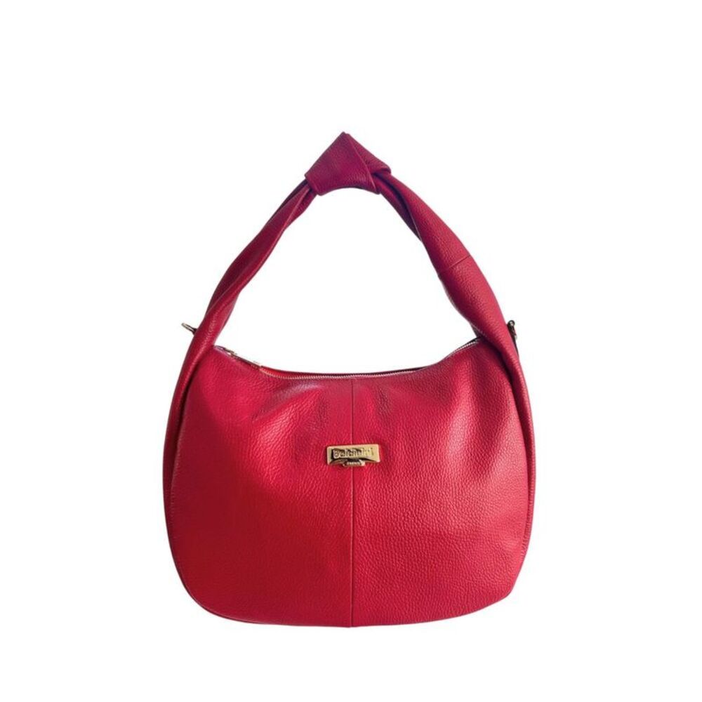 Baldinini Trend Red Leather Women Shoulder Women's Bag